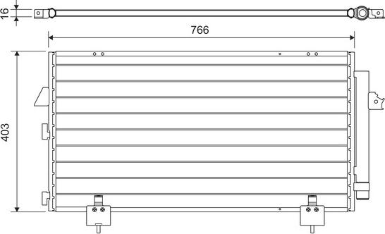 Valeo 814218 - Kondenser, kondisioner furqanavto.az