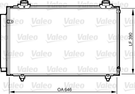 Valeo 814212 - Kondenser, kondisioner furqanavto.az