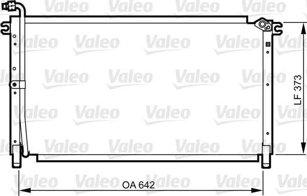 Valeo 814284 - Kondenser, kondisioner furqanavto.az