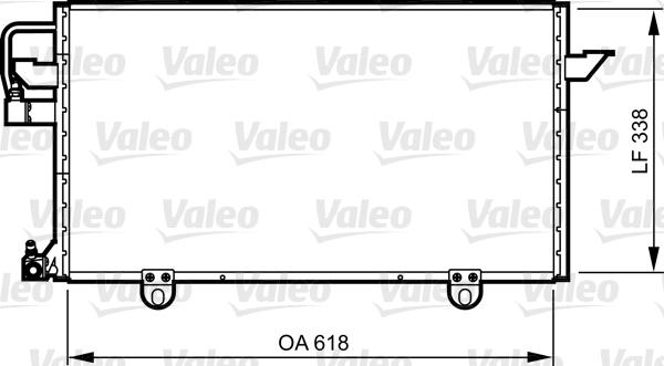 Valeo 814286 - Kondenser, kondisioner furqanavto.az