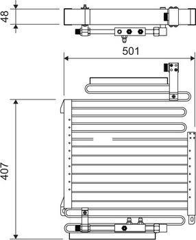 Valeo 814288 - Kondenser, kondisioner furqanavto.az