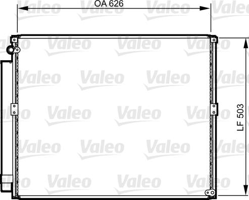 Valeo 814236 - Kondenser, kondisioner furqanavto.az