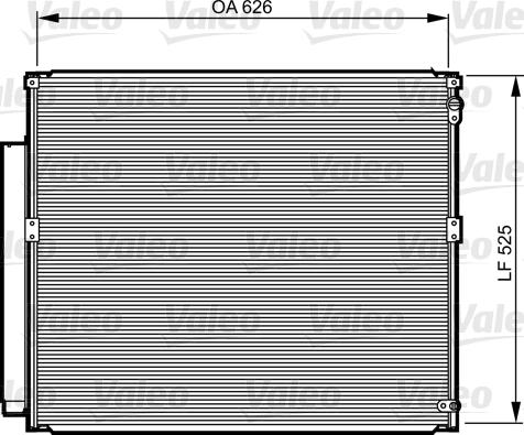 Valeo 814230 - Kondenser, kondisioner furqanavto.az