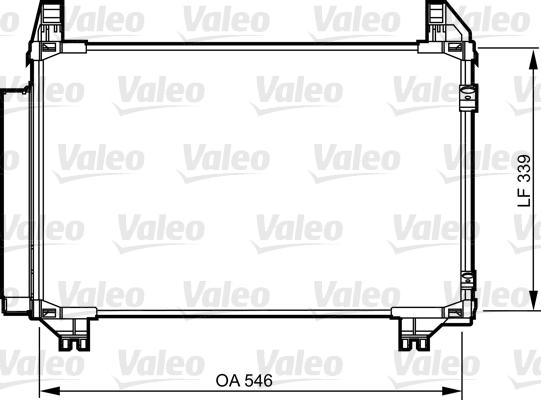 Valeo 814233 - Kondenser, kondisioner furqanavto.az