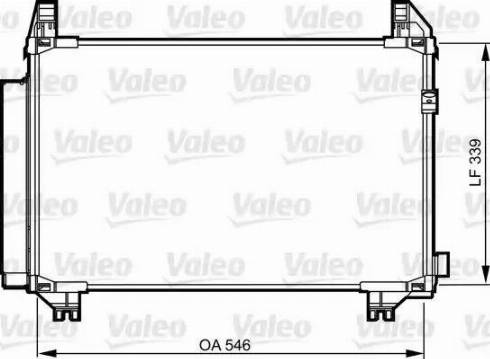 Valeo 814224 - Kondenser, kondisioner furqanavto.az