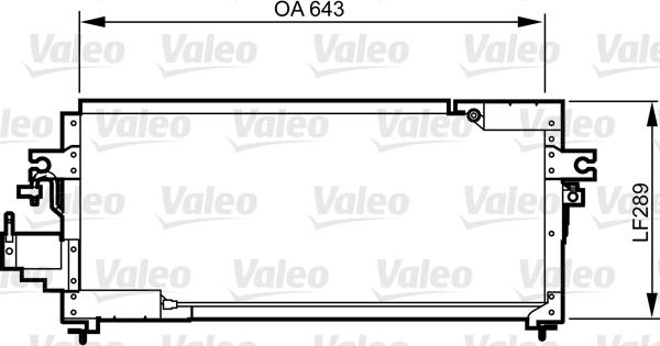 Valeo 814275 - Kondenser, kondisioner furqanavto.az