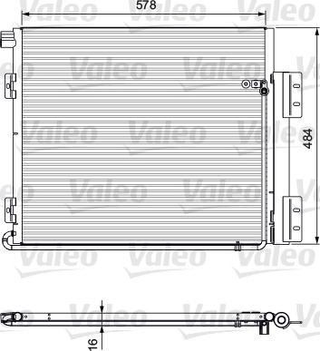 Valeo 815060 - Kondenser, kondisioner furqanavto.az