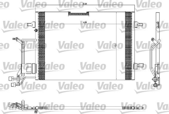 Valeo 816967 - Kondenser, kondisioner furqanavto.az