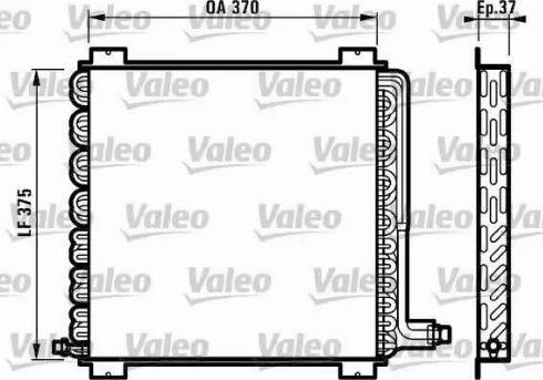 Valeo 816905 - Kondenser, kondisioner furqanavto.az