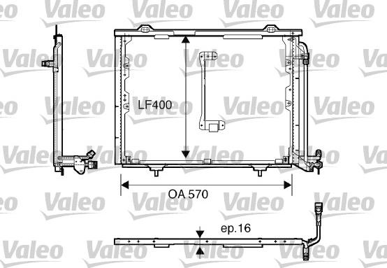 Valeo 816900 - Kondenser, kondisioner furqanavto.az