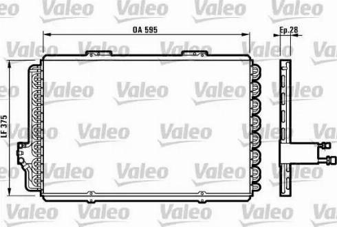 Valeo 816907 - Kondenser, kondisioner furqanavto.az