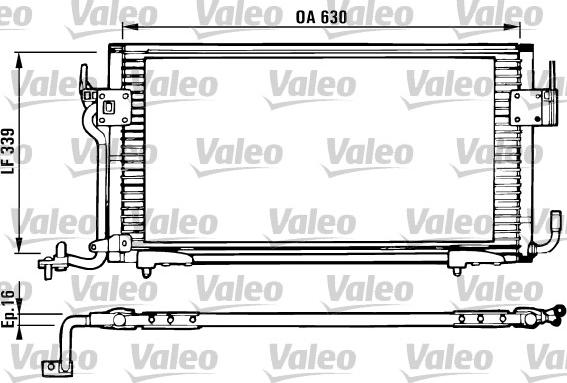 Valeo 816984 - Kondenser, kondisioner furqanavto.az