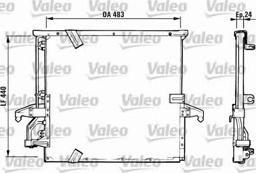 Valeo 816937 - Kondenser, kondisioner furqanavto.az