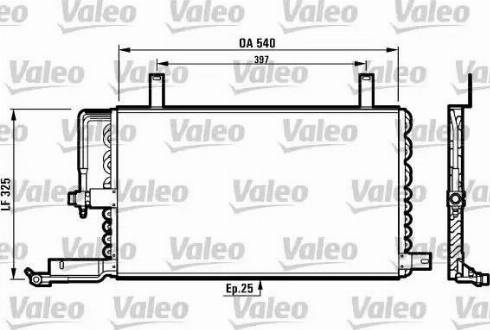 Valeo 816970 - Kondenser, kondisioner furqanavto.az