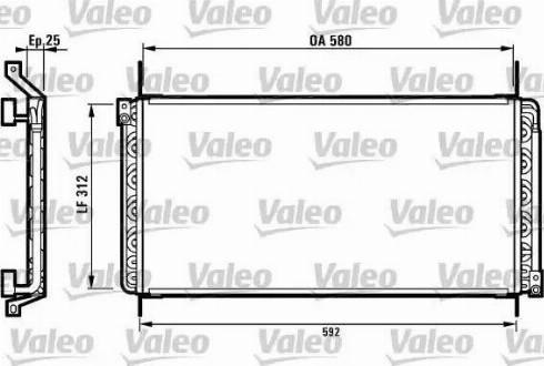 Valeo 816971 - Kondenser, kondisioner furqanavto.az