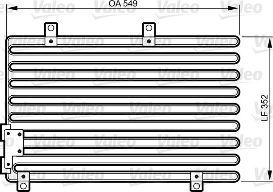 Valeo 816973 - Kondenser, kondisioner furqanavto.az