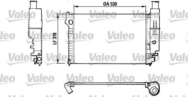 Valeo 816554 - Radiator, mühərrikin soyudulması furqanavto.az