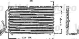 Valeo 816637 - Kondenser, kondisioner furqanavto.az