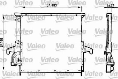 Valeo 816894 - Kondenser, kondisioner furqanavto.az