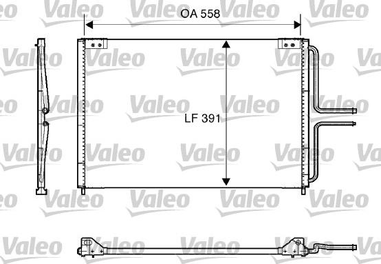 Valeo 816867 - Kondenser, kondisioner furqanavto.az