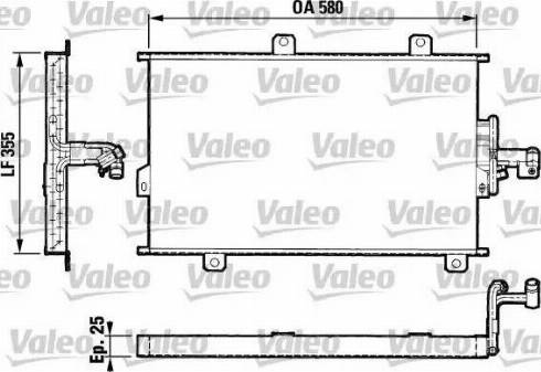 Valeo 816819 - Kondenser, kondisioner furqanavto.az