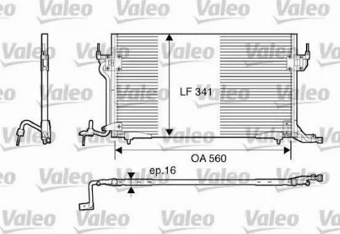 Valeo 816888 - Kondenser, kondisioner furqanavto.az