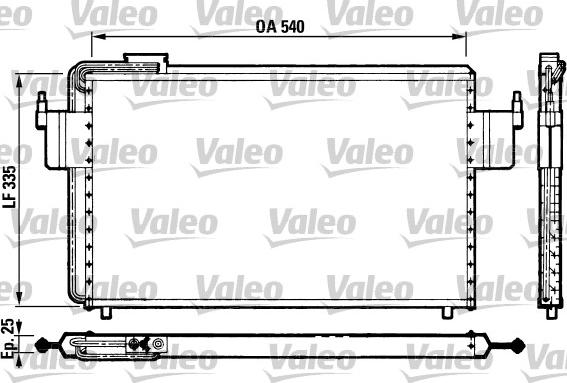 Valeo 816822 - Kondenser, kondisioner furqanavto.az