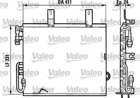 Valeo 816873 - Kondenser, kondisioner furqanavto.az