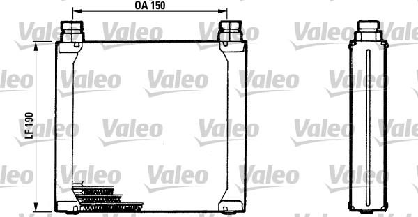 Valeo 816748 - Yağ soyuducu, mühərrik yağı furqanavto.az