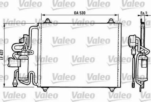 Valeo 816756 - Kondenser, kondisioner furqanavto.az