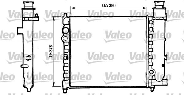 Valeo 816700 - Radiator, mühərrikin soyudulması furqanavto.az