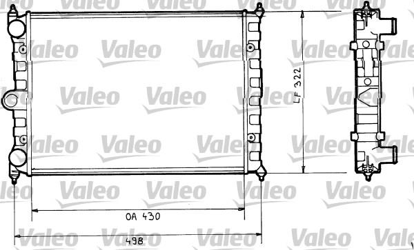 Valeo 816703 - Radiator, mühərrikin soyudulması furqanavto.az