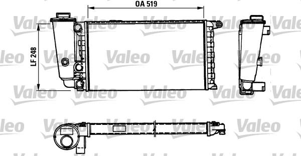 Valeo 816707 - Radiator, mühərrikin soyudulması furqanavto.az