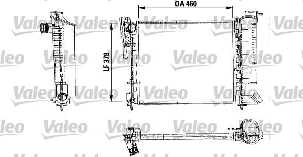 Valeo 816715 - Radiator, mühərrikin soyudulması furqanavto.az