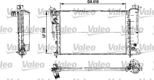 Valeo 816716 - Radiator, mühərrikin soyudulması furqanavto.az