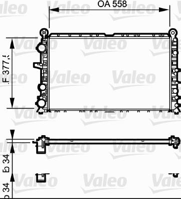 Valeo 810949 - Radiator, mühərrikin soyudulması furqanavto.az