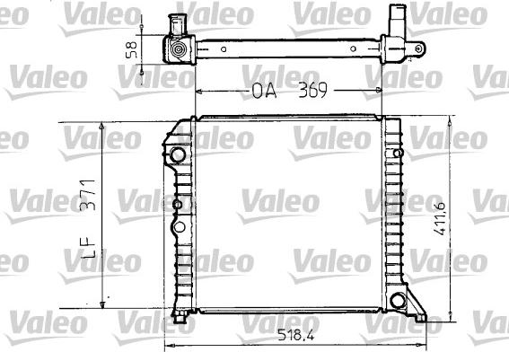 Valeo 810956 - Radiator, mühərrikin soyudulması furqanavto.az