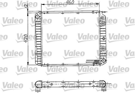 Valeo 810969 - Radiator, mühərrikin soyudulması furqanavto.az