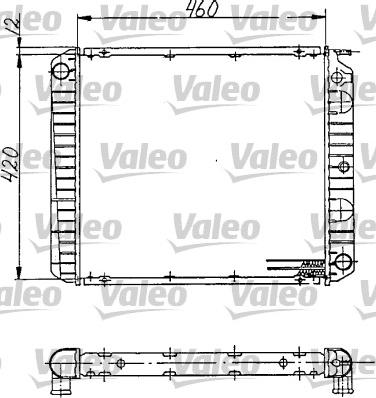 Valeo 810968 - Radiator, mühərrikin soyudulması furqanavto.az