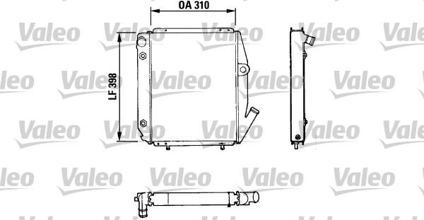 Valeo 810926 - Radiator, mühərrikin soyudulması furqanavto.az