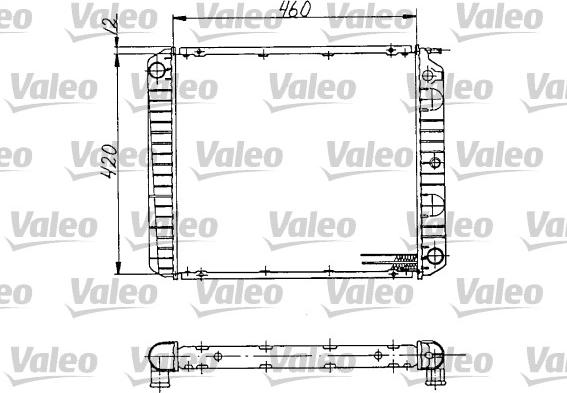 Valeo 810970 - Radiator, mühərrikin soyudulması furqanavto.az