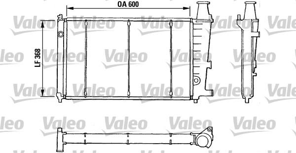 Valeo 810807 - Radiator, mühərrikin soyudulması furqanavto.az