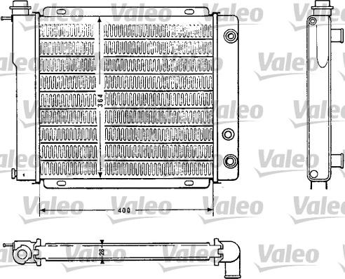 Valeo 810882 - Radiator, mühərrikin soyudulması furqanavto.az