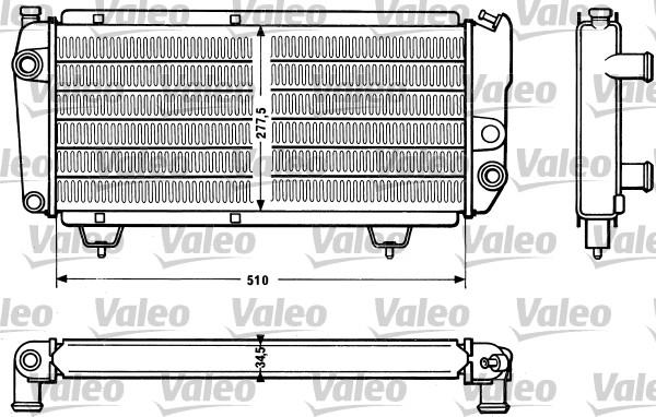 Valeo 810831 - Radiator, mühərrikin soyudulması furqanavto.az