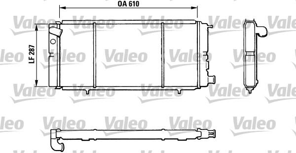 Valeo 810827 - Radiator, mühərrikin soyudulması furqanavto.az