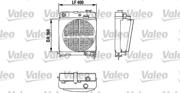 Valeo 810878 - Radiator, mühərrikin soyudulması furqanavto.az