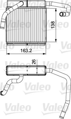 Valeo 811552 - İstilik dəyişdiricisi, daxili isitmə www.furqanavto.az