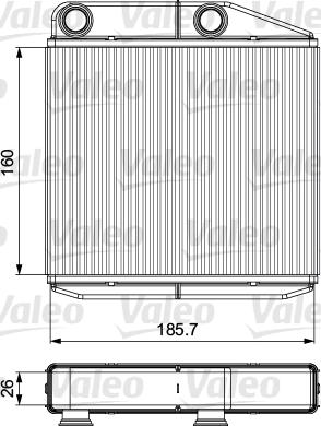 Valeo 811502 - İstilik dəyişdiricisi, daxili isitmə furqanavto.az