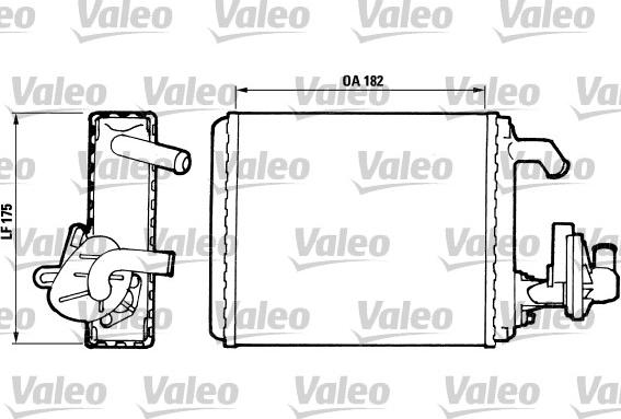 Valeo 811065 - İstilik dəyişdiricisi, daxili isitmə furqanavto.az