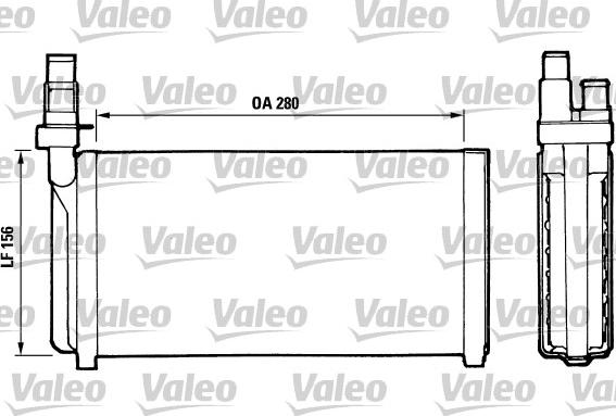 Valeo 811066 - İstilik dəyişdiricisi, daxili isitmə furqanavto.az
